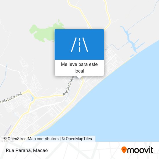Rua Paraná mapa