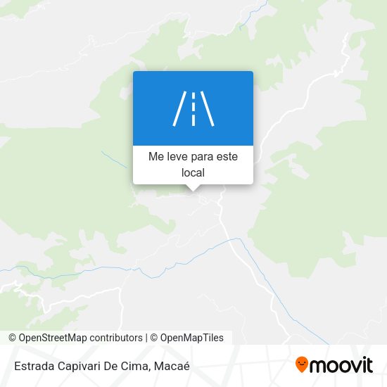 Estrada Capivari De Cima mapa