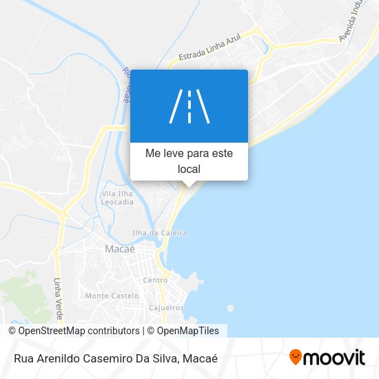 Rua Arenildo Casemiro Da Silva mapa