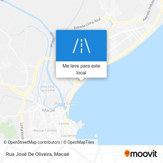 Rua José De Oliveira mapa