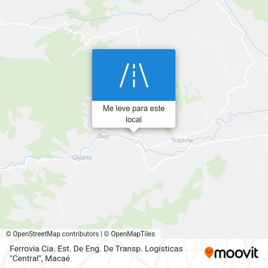 Ferrovia Cia. Est. De Eng. De Transp. Logísticas "Central" mapa