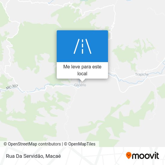 Rua Da Servidão mapa