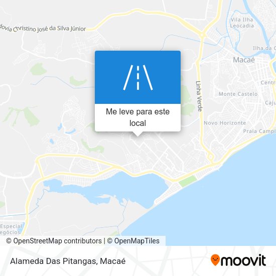 Alameda Das Pitangas mapa