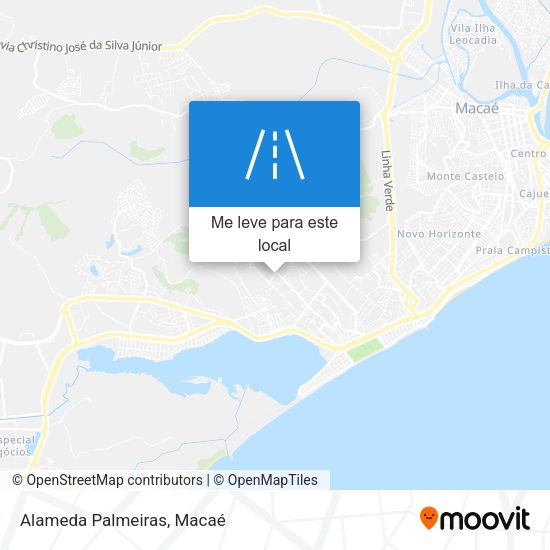 Alameda Palmeiras mapa