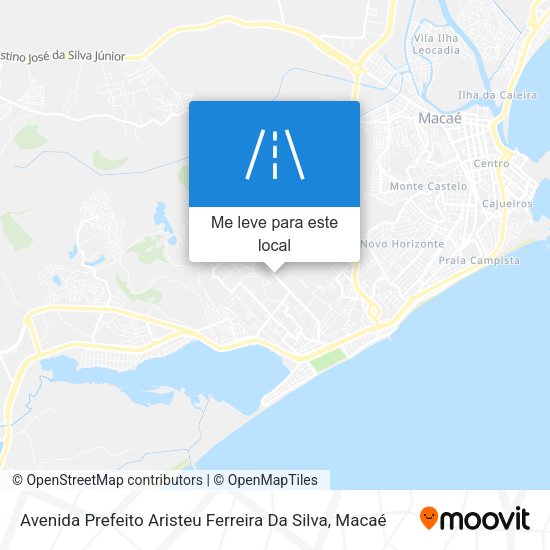 Avenida Prefeito Aristeu Ferreira Da Silva mapa