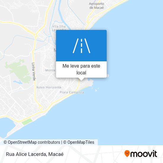 Rua Alice Lacerda mapa