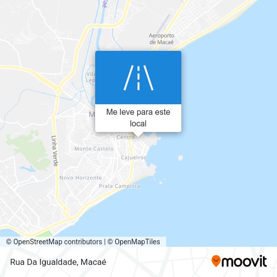 Rua Da Igualdade mapa