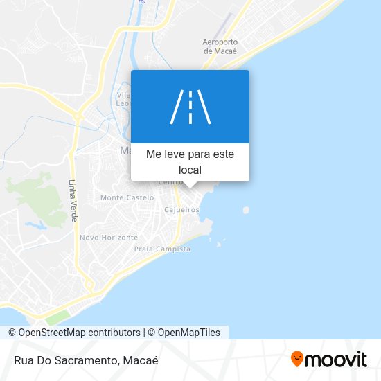 Rua Do Sacramento mapa