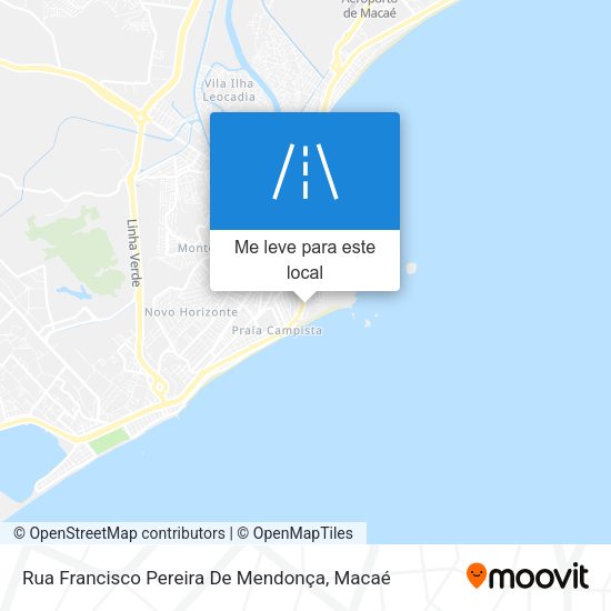 Rua Francisco Pereira De Mendonça mapa