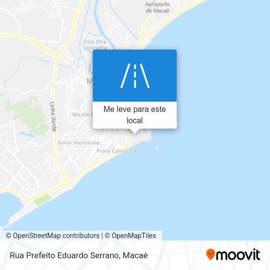 Rua Prefeito Eduardo Serrano mapa