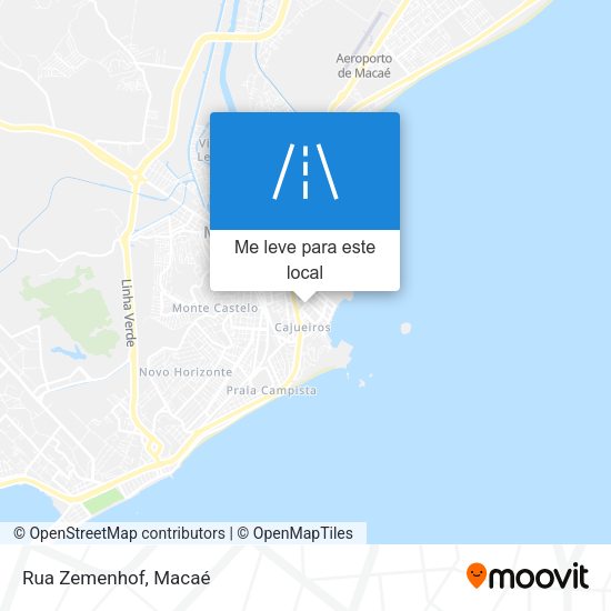Rua Zemenhof mapa