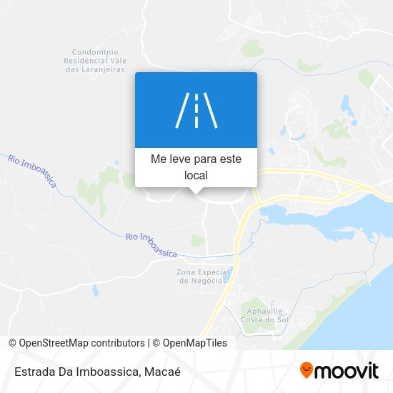 Estrada Da Imboassica mapa