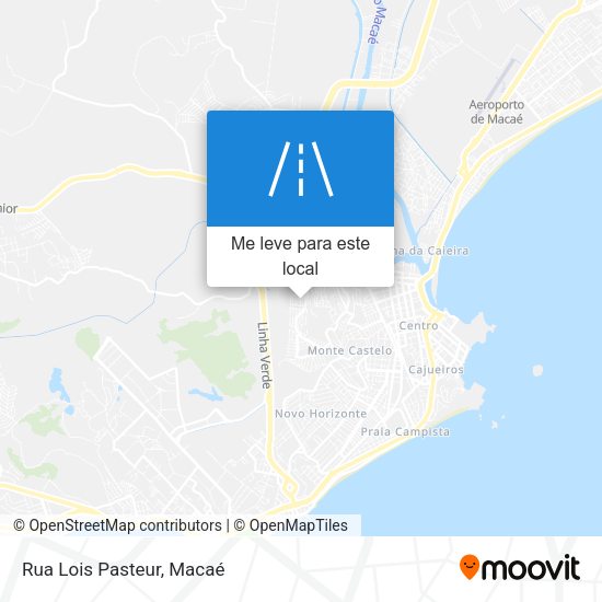 Rua Lois Pasteur mapa