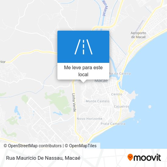 Rua Maurício De Nassau mapa