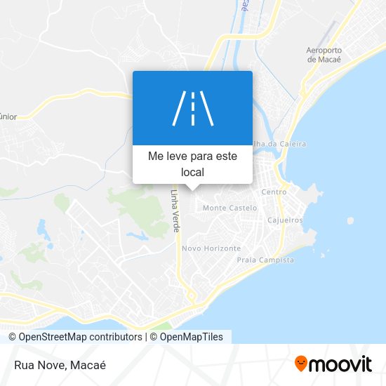 Rua Nove mapa
