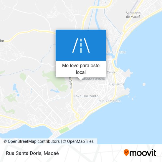 Rua Santa Doris mapa