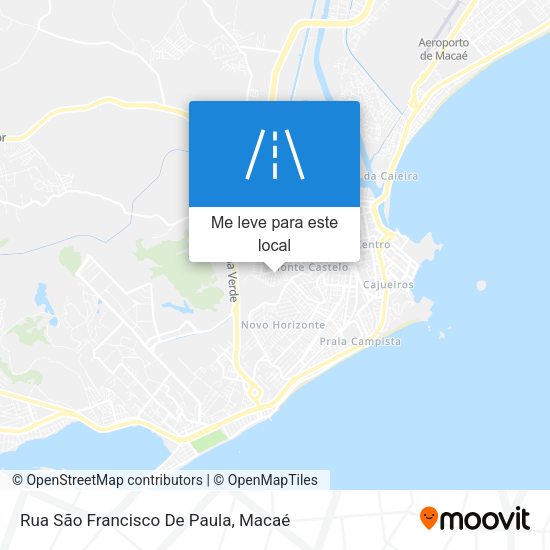 Rua São Francisco De Paula mapa