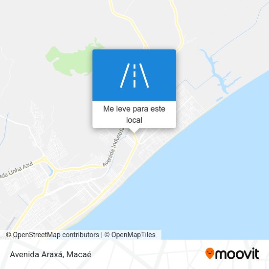 Avenida Araxá mapa