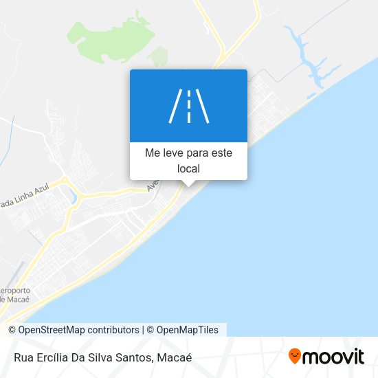 Rua Ercília Da Silva Santos mapa
