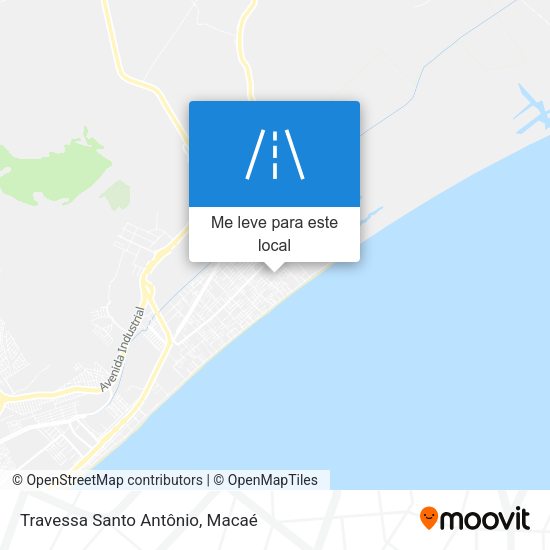 Travessa Santo Antônio mapa
