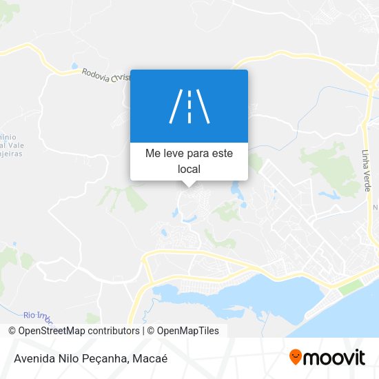 Avenida Nilo Peçanha mapa