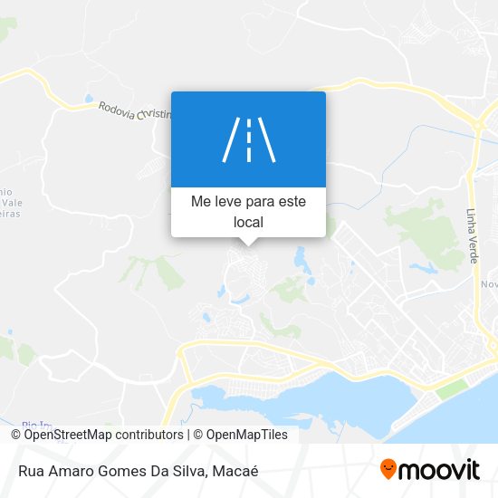 Rua Amaro Gomes Da Silva mapa
