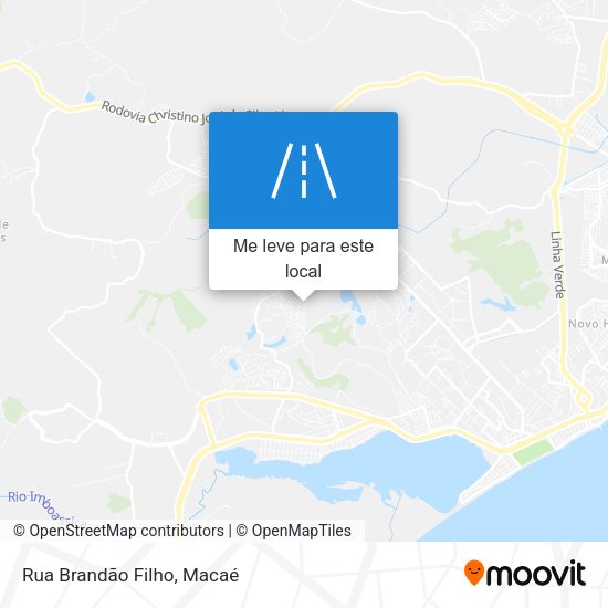 Rua Brandão Filho mapa