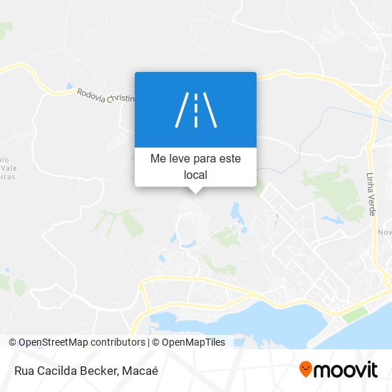 Rua Cacilda Becker mapa