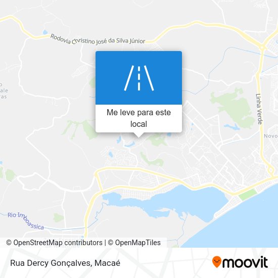 Rua Dercy Gonçalves mapa