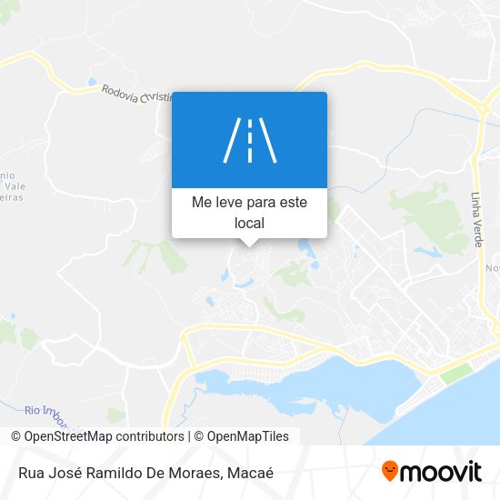 Rua José Ramildo De Moraes mapa
