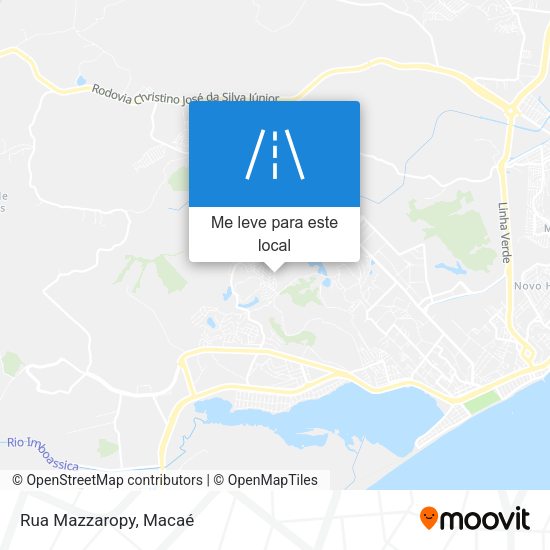 Rua Mazzaropy mapa