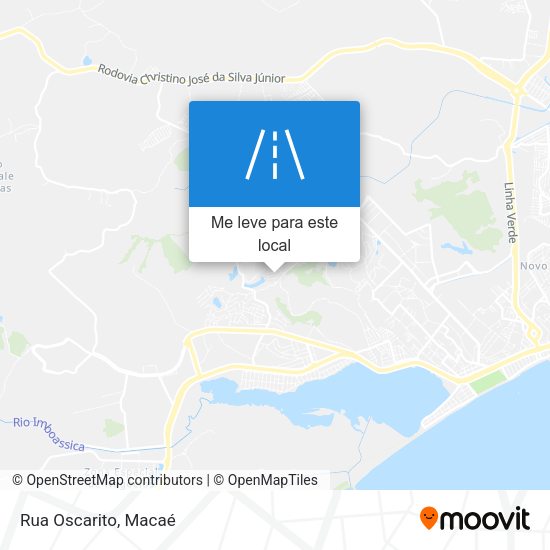 Rua Oscarito mapa