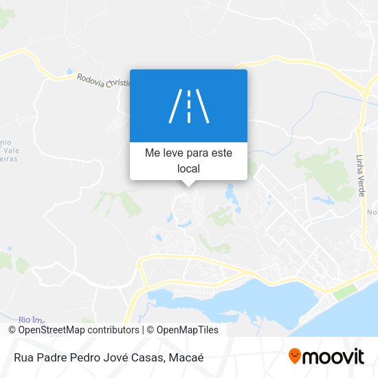 Rua Padre Pedro Jové Casas mapa