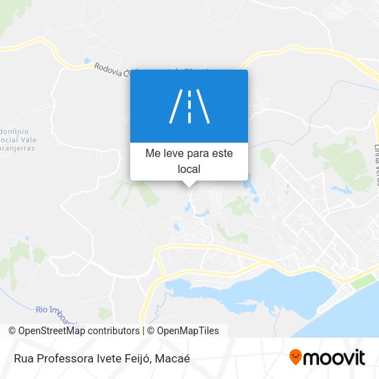 Rua Professora Ivete Feijó mapa
