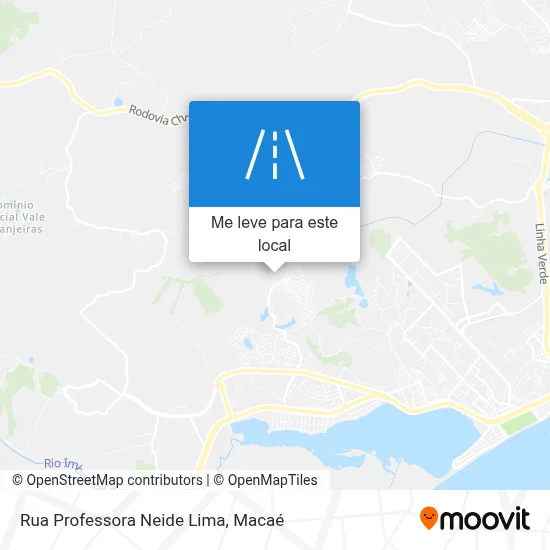 Rua Professora Neide Lima mapa