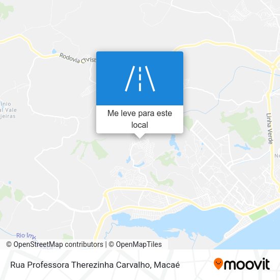 Rua Professora Therezinha Carvalho mapa