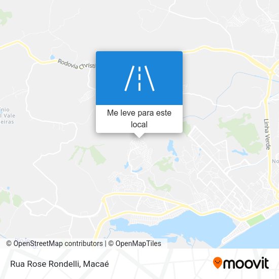 Rua Rose Rondelli mapa