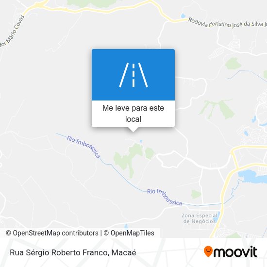 Rua Sérgio Roberto Franco mapa