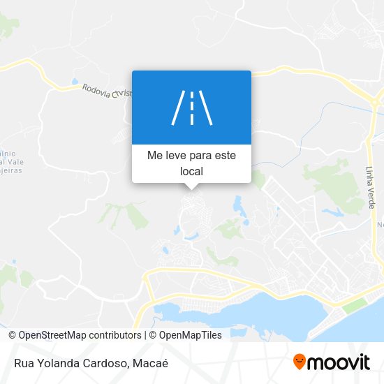 Rua Yolanda Cardoso mapa