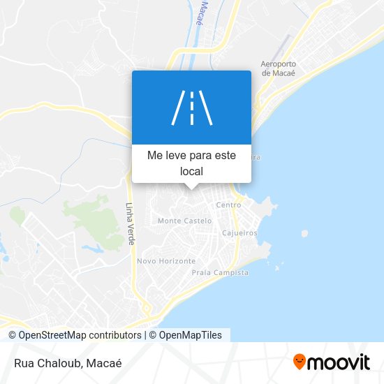 Rua Chaloub mapa