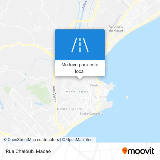 Rua Chaloub mapa