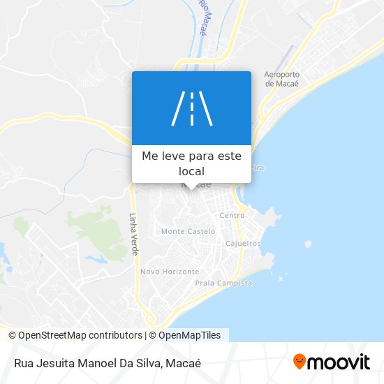 Rua Jesuita Manoel Da Silva mapa