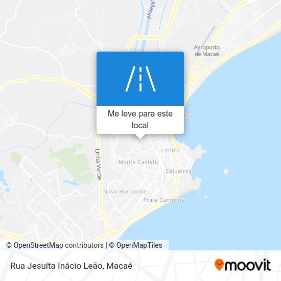 Rua Jesuíta Inácio Leão mapa
