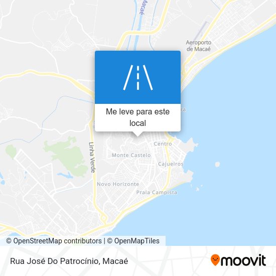 Rua José Do Patrocínio mapa