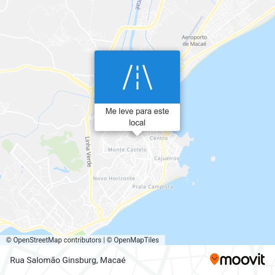 Rua Salomão Ginsburg mapa