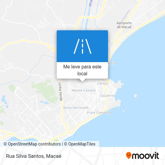 Rua Silva Santos mapa