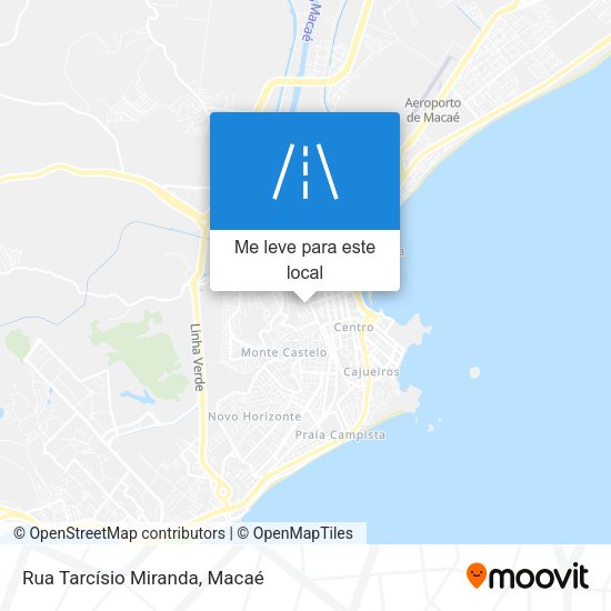 Rua Tarcísio Miranda mapa