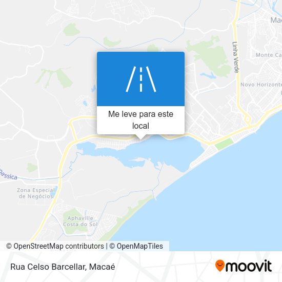 Rua Celso Barcellar mapa