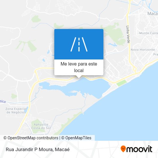Rua Jurandir P Moura mapa