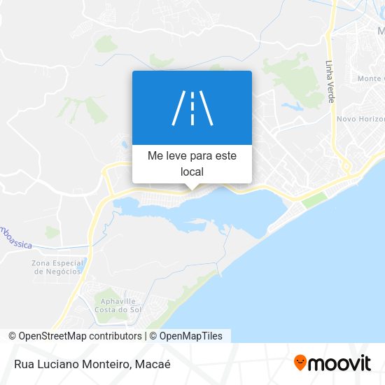 Rua Luciano Monteiro mapa